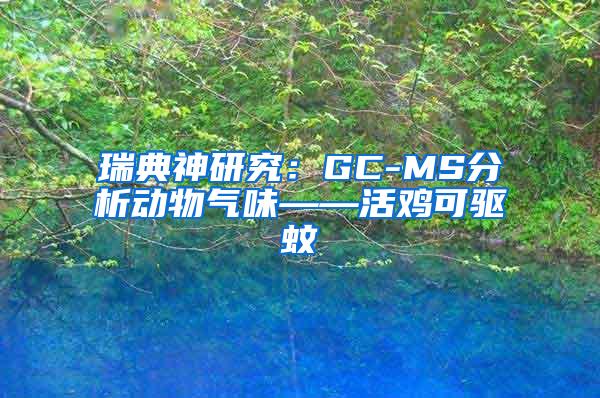 瑞典神研究：GC-MS分析動物氣味——活雞可驅(qū)蚊