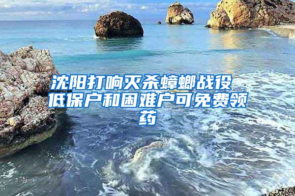 沈陽(yáng)打響滅殺蟑螂戰(zhàn)役 低保戶和困難戶可免費(fèi)領(lǐng)藥