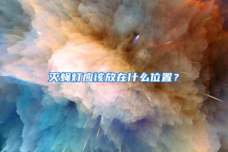 滅蠅燈應(yīng)該放在什么位置？