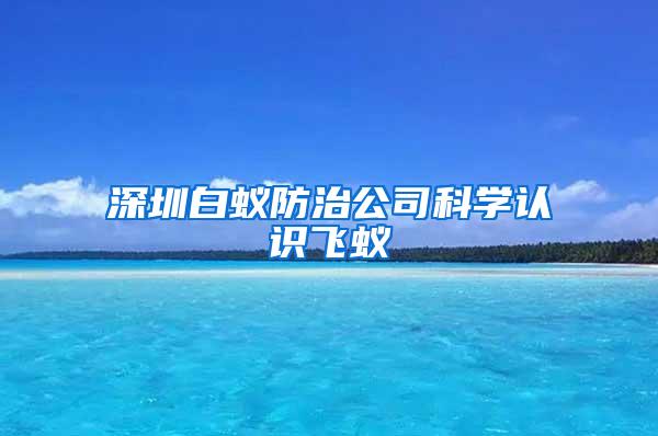 深圳白蟻防治公司科學(xué)認識飛蟻