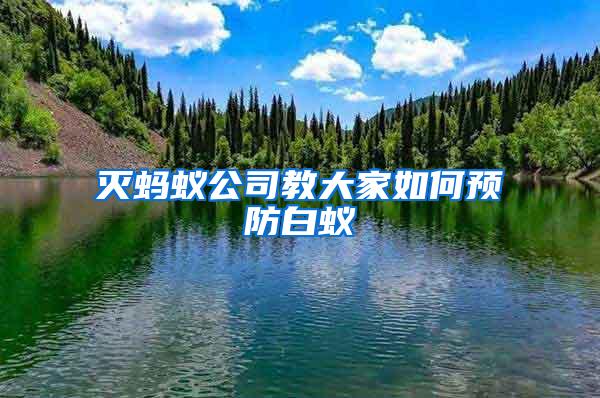 滅螞蟻公司教大家如何預(yù)防白蟻